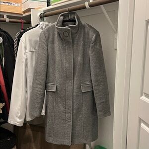 Calvin Klein Gray Trench Coat